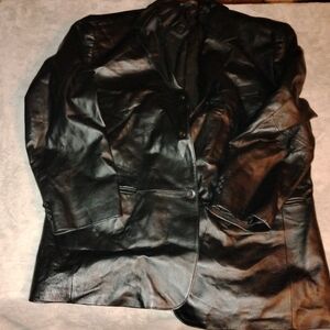 JF J.Ferrar Classic Black Leather Jacket